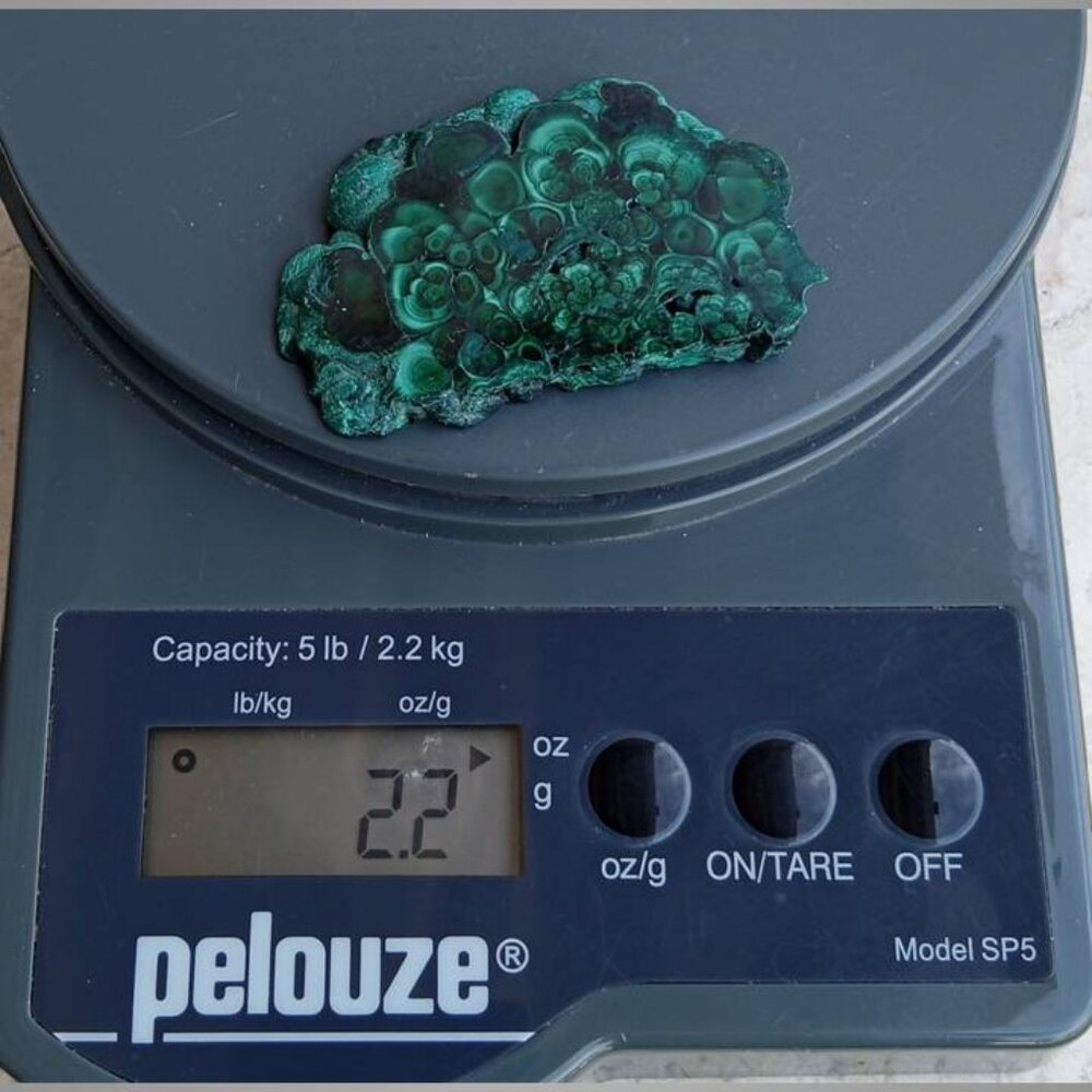 ❤️ MALACHITE mineral stone rock crystal slab 04 PEACE chakra balance - Picture 6 of 6